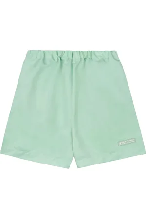 Sporty & Rich Good Health logo-patch shorts