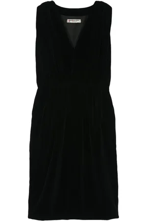 Saint Laurent 1970s velvet midi dress