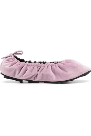 Medea Velvet ballerina shoes