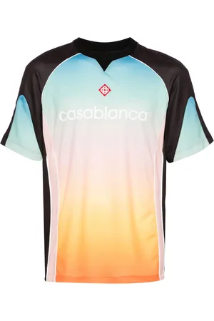 Casablanca Gradient Football mesh T-shirt