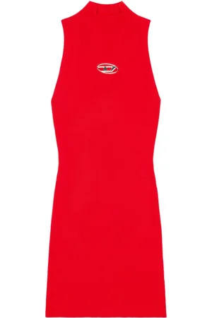 Diesel M-Onervax logo-plaque dress