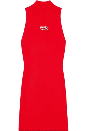 Diesel M-Onervax mock-neck dress