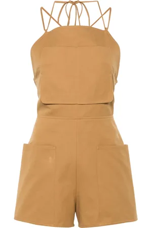 Max Mara Persia cotton playsuit