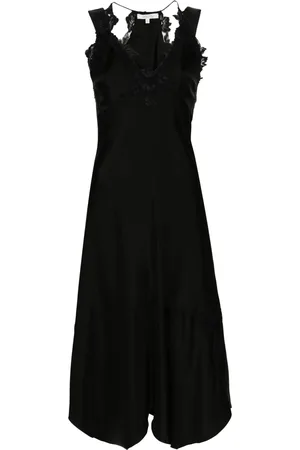 Dorothee Schumacher Lace-appliqué camisole silk dress