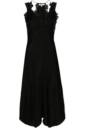 Dorothee Schumacher Lace-appliqué camisole silk dress