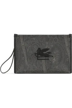 Etro Large Essential paisley-print clutch bag