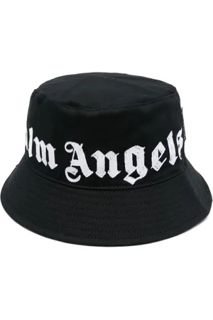 Palm Angels Logo-print cotton bucket bag