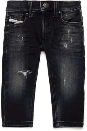 Diesel JoggJeans® ripped-detail jeans