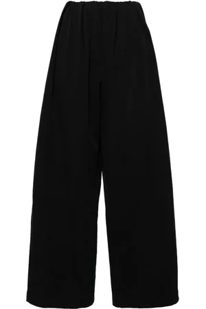 Maison Margiela Gathered wide-leg trousers