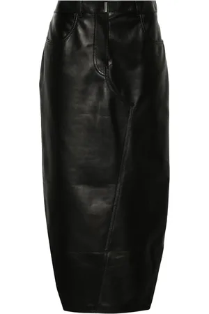 Givenchy 4G-motif leather skirt
