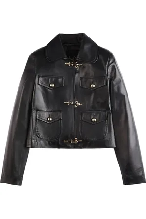 FAY 3 Ganci cropped leather jacket
