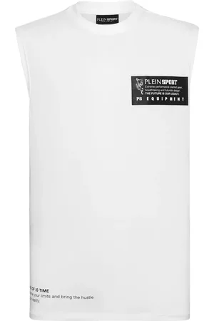 Philipp Plein Logo-print sleeveless T-shirt