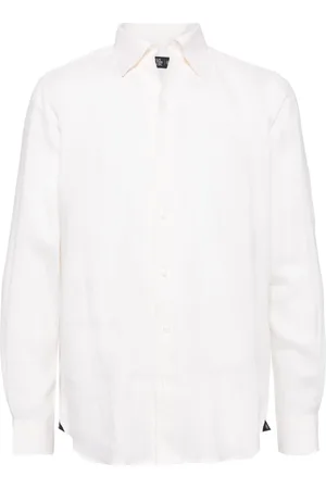MAN ON THE BOON. Buttoned hemp shirt