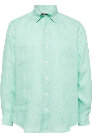 MAN ON THE BOON. Buttoned hemp shirt