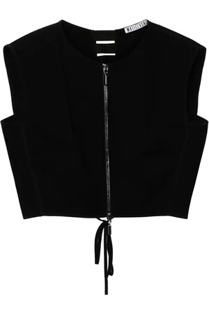 MATICEVSKI Sleeveless cropped top