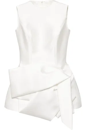 ISABEL SANCHIS Round-neck silk dress