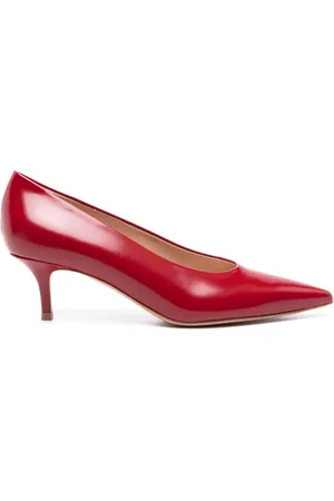 Gianvito Rossi 55mm Robbie leather pumps