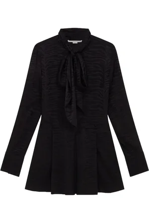 Stella McCartney Tiger-print organic silk minidress