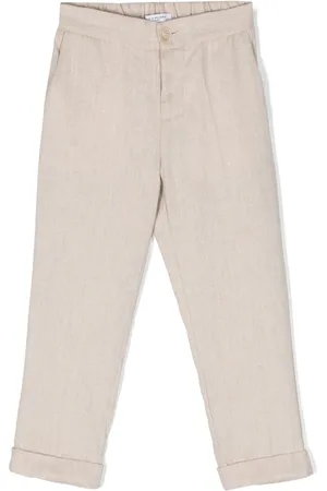Paolo Pecora Linen-blend tapered trousers