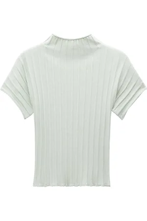 Filippa K Ribbed-knit mock neck top