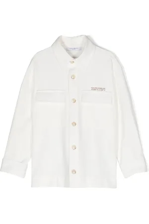 Paolo Pecora Logo-print shirt jacket