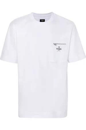 Fendi Logo-print cotton T-shirt