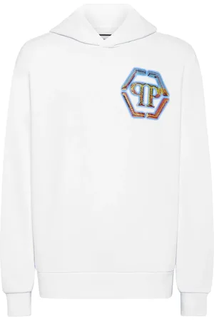 Philipp Plein Embellished logo-print hoodie