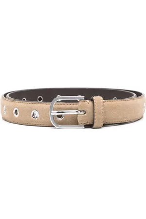 Totême Eyelet-embelishmet leather belt