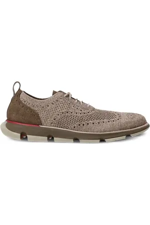 Cole Haan 4.ZERØGRAND knitted Oxford shoes