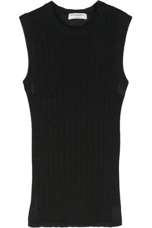 Saint Laurent 1990s ribbed-knit tank top