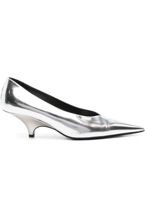 Totême 55mm metallic-finish pumps