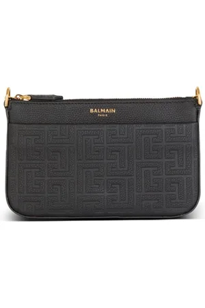 Balmain 1945 PB Labyrinth monogram mini bag