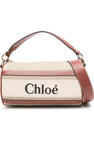 Chloé Woody canvas crossbody bag