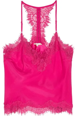 Gold Hawk Lucy Crop Cami silk top