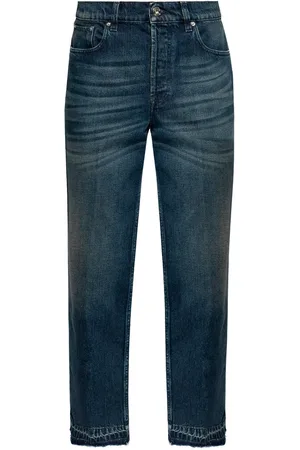 Lanvin Logo-patch cotton jeans