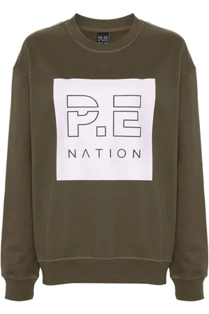 P.E Nation Cut Shot logo-print sweatshirt