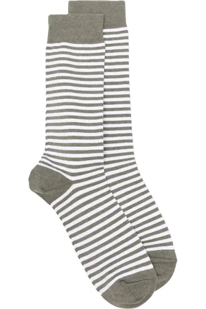 Sunspel Striped ankle socks