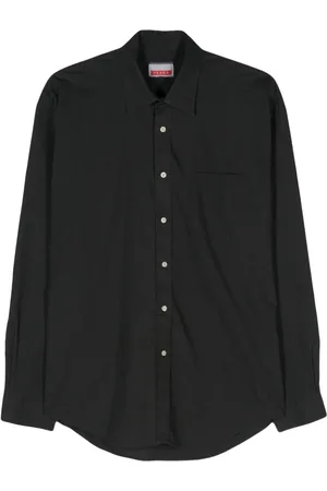 Prada 1990s textured buttoned shirt