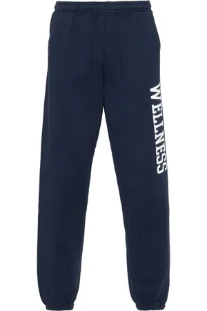 Sporty & Rich Logo-print tapered trousers