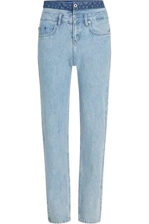 Karl Lagerfeld High-rise straight-leg jeans