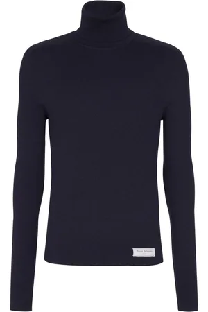 Balmain Logo-tag merino-wool jumper