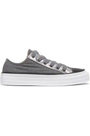 Brunello Cucinelli Panelled lace-up leather sneakers
