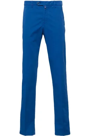 Kiton Mid-rise slim-fit chinos