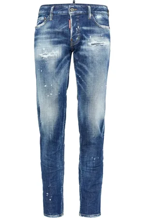 Dsquared2 Paint-splatter straight-leg jeans
