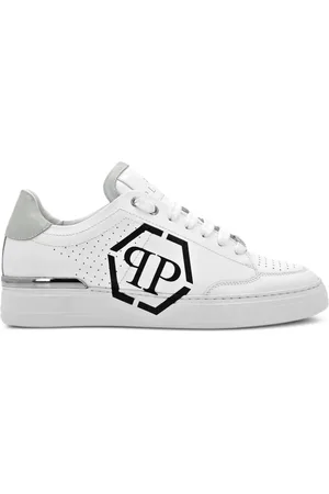 Philipp Plein Hexagon leather sneakers