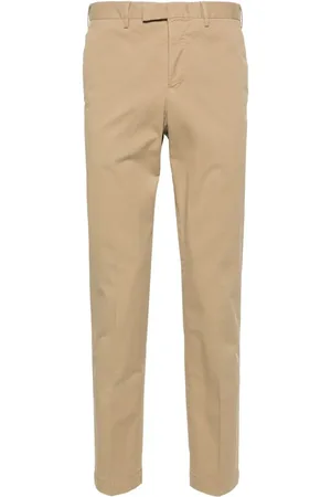 PT Torino Slim-cut cotton chino trousers