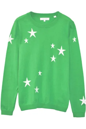 Chinti & Parker Star-print crew-neck jumper