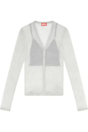 Diesel Layered-effect knitted cargidan