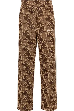 Palm Angels Camo logo-embroidered track pants