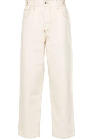 YMC Logo-patch jeans